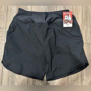 "Gradual" Womens 7" Quick Dry High Waisted Lined Swim/Board UPF 50+ Shorts Large